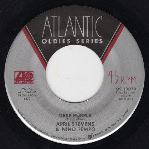 Nino Tempo & April Stevens - Deep Purple / Sweet And Lovely - Atlantic - OS 13070 - 7", Mono, RE 1099406454