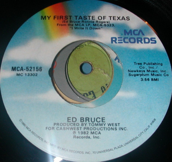Ed Bruce - My First Taste Of Texas - MCA Records - MCA-52156 - 7" 1100082903