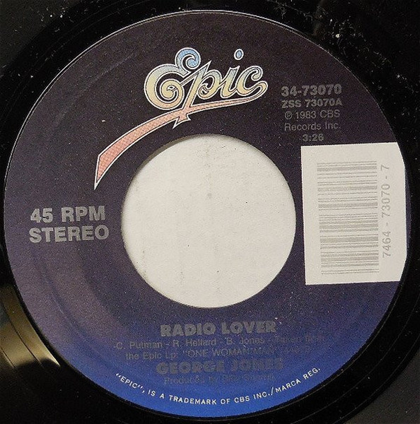 George Jones (2) - Radio Lover (7", Single)