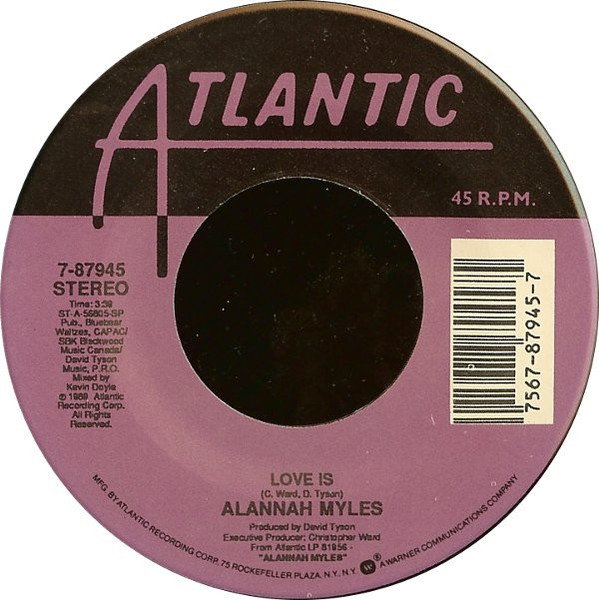 Alannah Myles - Love Is (7", Single, Spe)