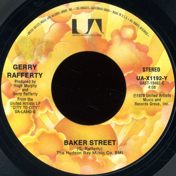 Gerry Rafferty - Baker Street (7", Single)