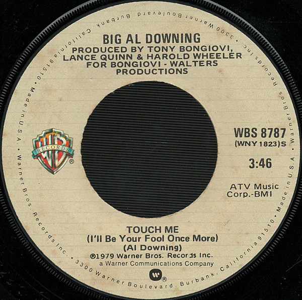 Big Al Downing* - Touch Me (I'll Be Your Fool Once More) (7", Single)