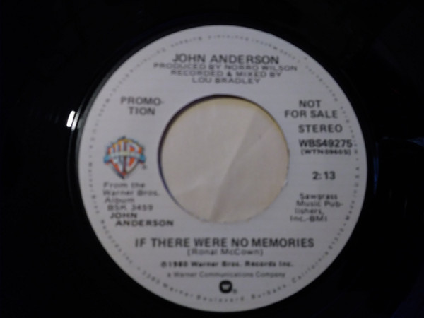 John Anderson (3) - If There Were No Memories (7", Promo)