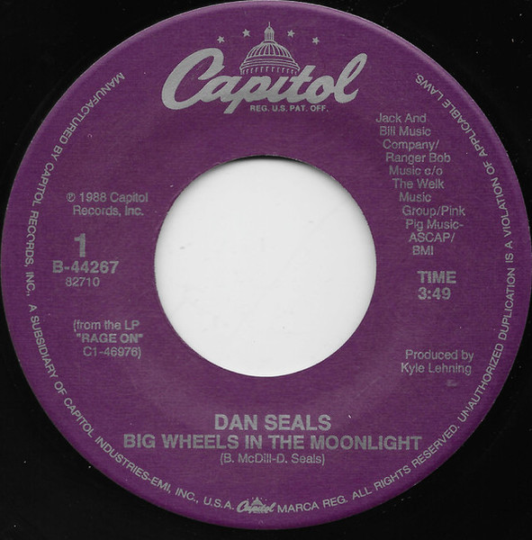 Dan Seals - Big Wheels In The Moonlight / Factory Town (7", Single)