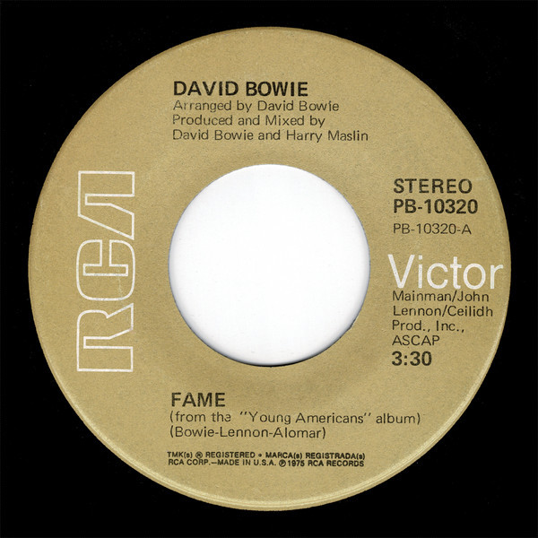 David Bowie - Fame (7", Single, RP, Ind)