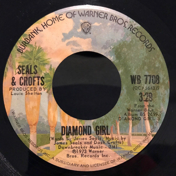 Seals & Crofts - Diamond Girl (7", Single)