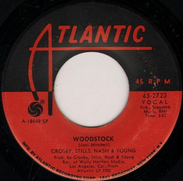 Crosby, Stills, Nash & Young - Woodstock / Helpless (7", Single, SP )