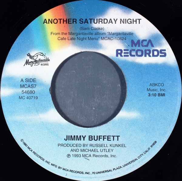 Jimmy Buffett - Another Saturday Night (7", Single)