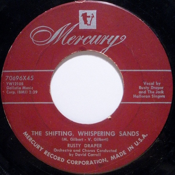 Rusty Draper - The Shifting, Whispering Sands - Mercury - 70696X45 - 7", Single 1105422800
