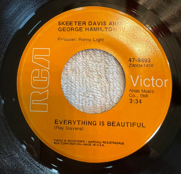 Skeeter Davis & George Hamilton IV - Everything Is Beautiful (7", Single)