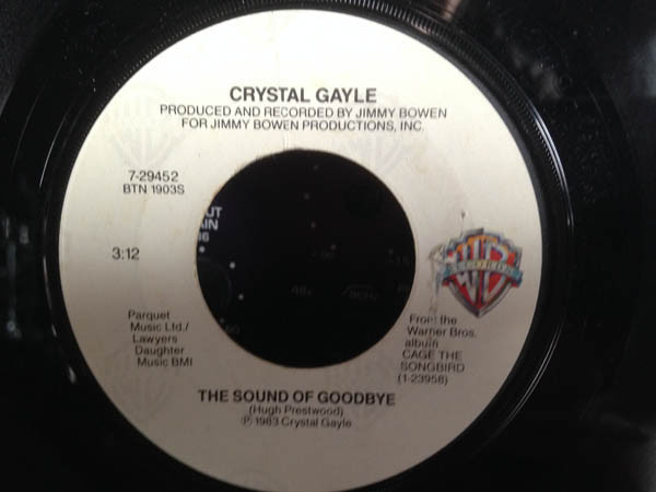 Crystal Gayle - The Sound Of Goodbye / Take Me Home - Warner Bros. Records - 7-29452 - 7", Single 1105432368