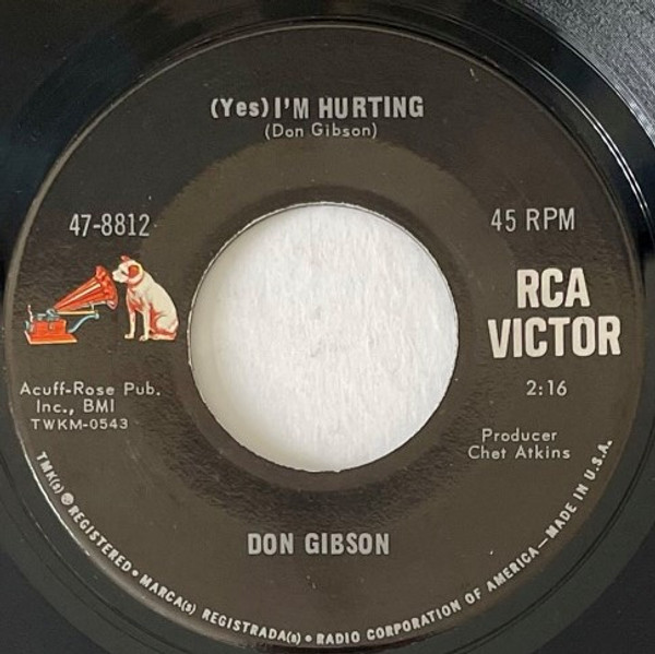 Don Gibson - (Yes) I'm Hurting (7", Ind)