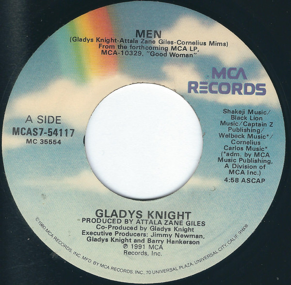 Gladys Knight - Men - MCA Records - MCAS7-54117 - 7" 1106180533