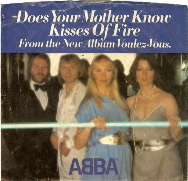 ABBA - Does Your Mother Know / Kisses Of Fire - Atlantic, Atlantic - 3574, #3574 - 7", Single, Spe 1108031566