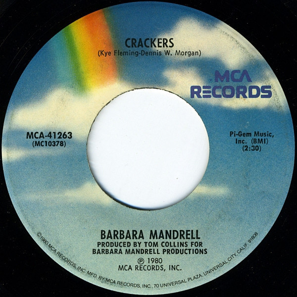 Barbara Mandrell - Crackers - MCA Records - MCA-41263 - 7", Single, Pin 1108462115