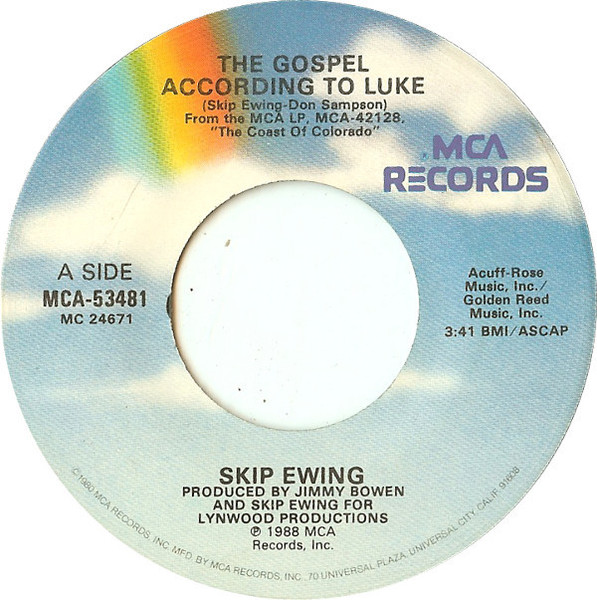 Skip Ewing - The Gospel According To Luke (7")