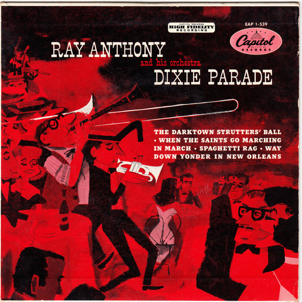 Ray Anthony & His Orchestra - Dixie Parade (7", EP)
