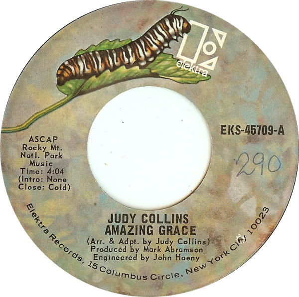 Judy Collins - Amazing Grace - Elektra - EKS-45709 - 7", Single, San 1109181711