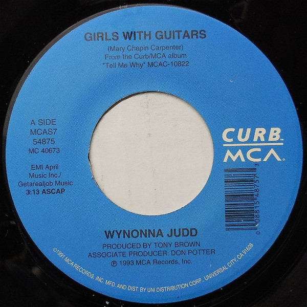 Wynonna - Girls With Guitars (7", Single)