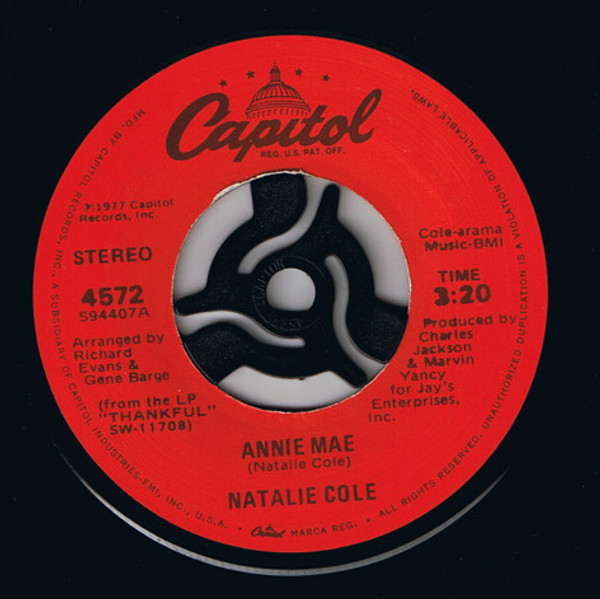 Natalie Cole - Annie Mae (7", Jac)