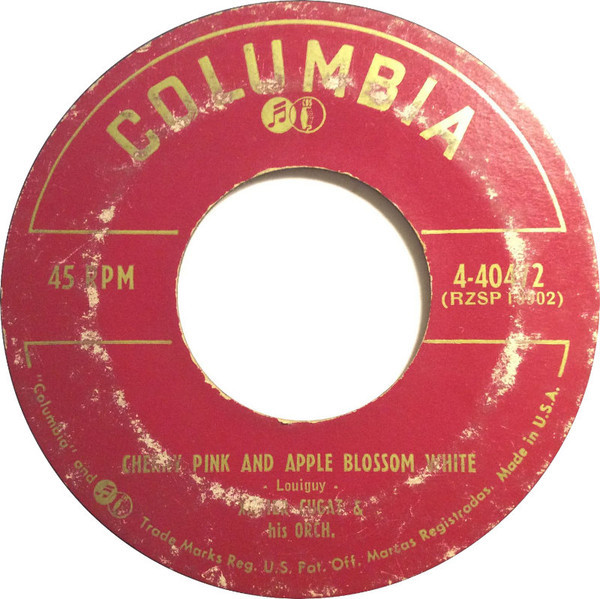 Xavier Cugat And His Orch.* - Cherry Pink And Apple Blossom White / (The Chi Chi) Cha-cha-cha (Sha-sha-sha) (7", Single)