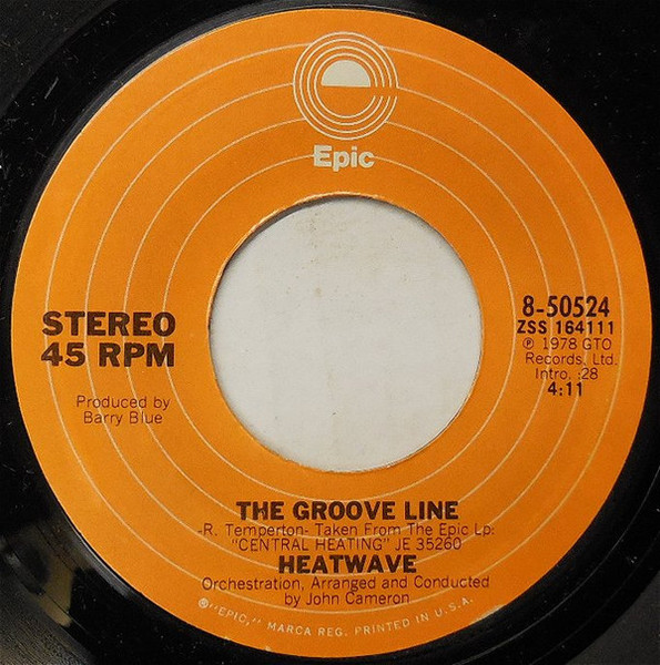 Heatwave - The Groove Line / Happiness Togetherness (7", Styrene, Pit)