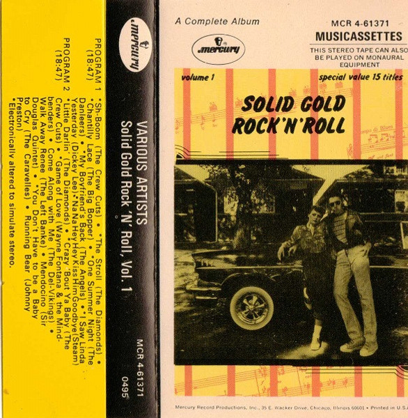 Various - Solid Gold Rock 'N' Roll Volume 1 (Cass, Comp)