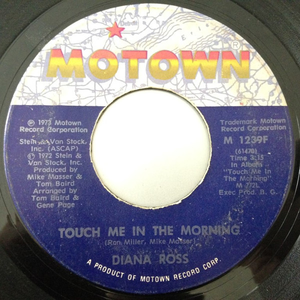 Diana Ross - Touch Me In The Morning  (7", Single)