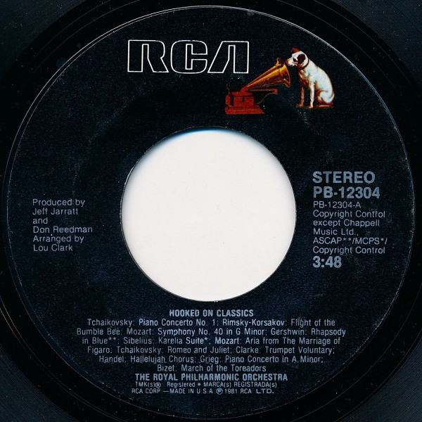 The Royal Philharmonic Orchestra - Hooked On Classics - RCA - PB-12304 - 7", Single, Styrene, Ind 1113031927