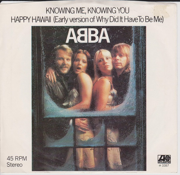 ABBA - Knowing Me, Knowing You - Atlantic, Atlantic - 3387, #3387 - 7", Single, SP 1113361576