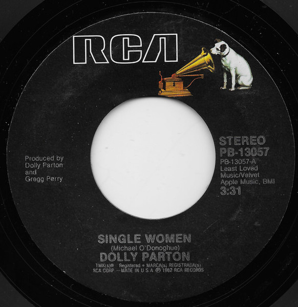 Dolly Parton - Single Women (7", Styrene)