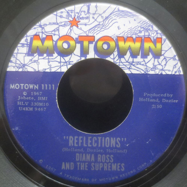 Diana Ross And The Supremes* - Reflections / Going Down For The Third Time (7")