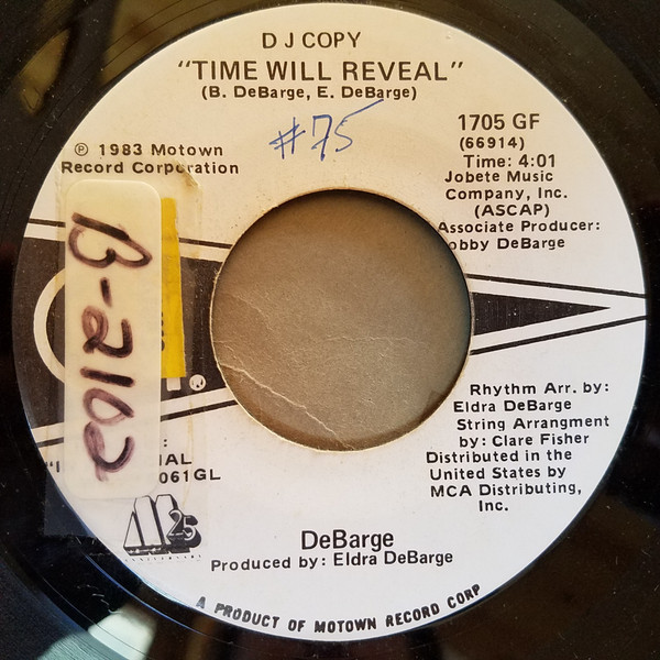 DeBarge - Time Will Reveal  (7", Single, Promo, DJ )