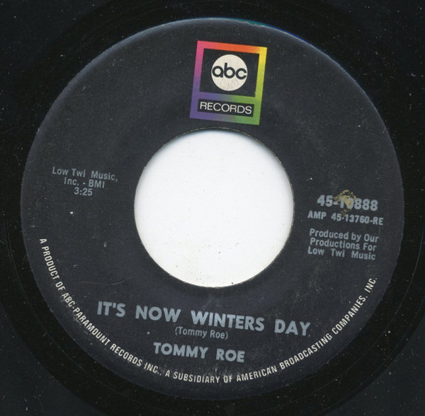 Tommy Roe - It's Now Winters Day / Kick Me Charlie (7", Single)