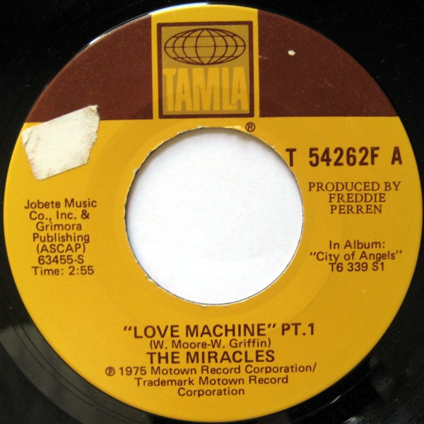 The Miracles - Love Machine - Tamla - T 54262F - 7" 1115705480