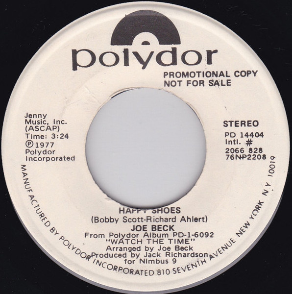 Joe Beck - Happy Shoes - Polydor - PD 14404 - 7", Mono, Promo 1116489250