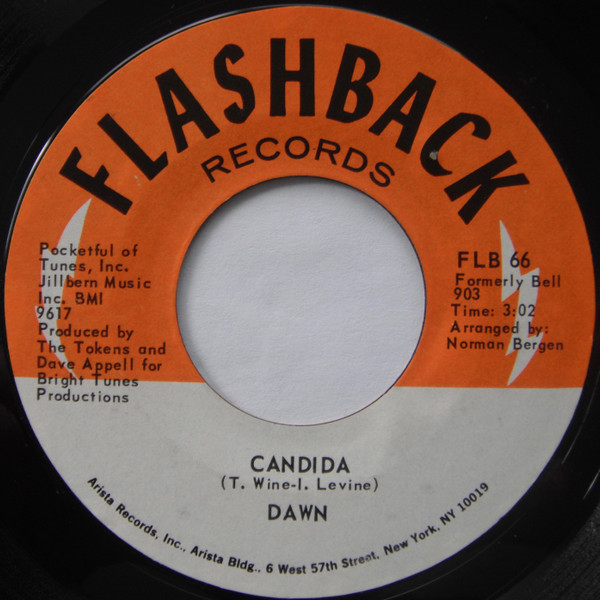 Dawn (5) - Candida / Knock Three Times (7", Single, RE)