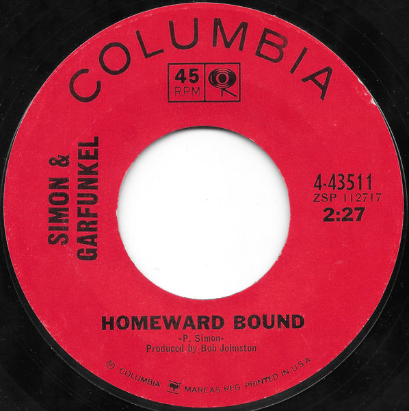 Simon & Garfunkel - Homeward Bound (7", Styrene, Ter)