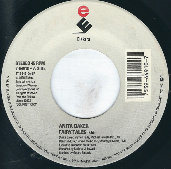 Anita Baker - Fairy Tales / Watch Your Step (7", Single, Spe)