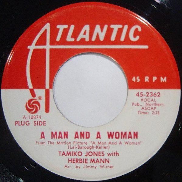 Tamiko Jones With Herbie Mann - A Man And A Woman / Sidewinder (7", Promo)