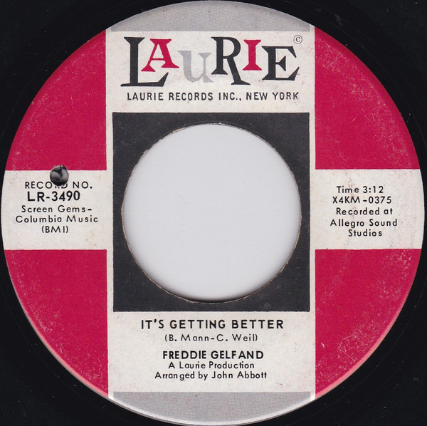 Freddie Gelfand - It's Getting Better / The Prophet (7", Single)