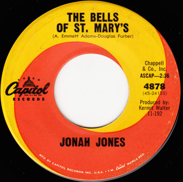 Jonah Jones - The Bells Of St. Mary's / Brotherhood Of Man (7", Single)
