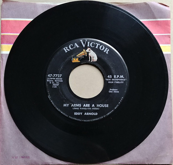 Eddy Arnold - My Arms Are A House / Little Sparrow - RCA Victor - 47-7727 - 7", Single 1119983341