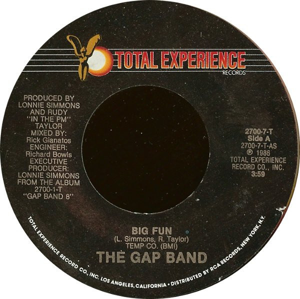 The Gap Band - Big Fun (7", Single, Styrene)