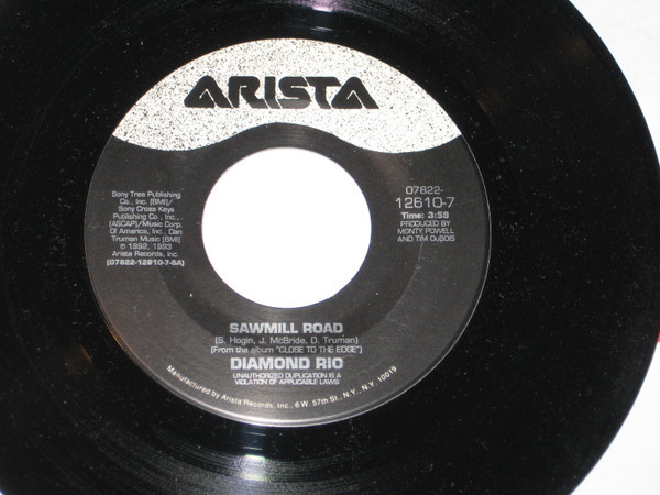 Diamond Rio - Sawmill Road / I Was Meant To Be With You (7")