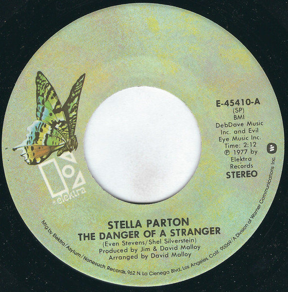Stella Parton - The Danger Of A Stranger (7", Spe)