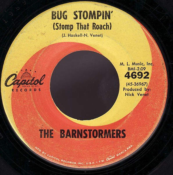 The Barnstormers - Bug Stompin' (Stomp That Roach) (7", Single)