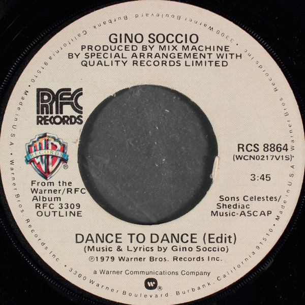 Gino Soccio - Dance To Dance / The Visitors (7")