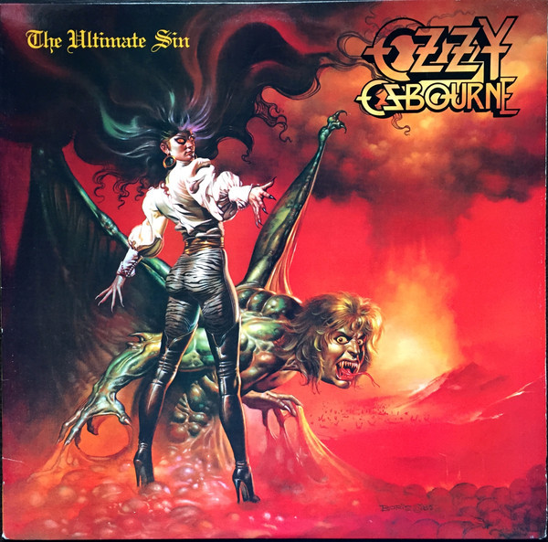 Ozzy Osbourne - The Ultimate Sin - CBS Associated Records - OZ 40026 - LP, Album, Pit 1125639323