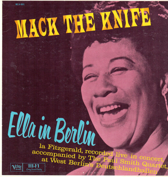 Ella Fitzgerald - Mack The Knife - Ella In Berlin (LP, Album, Mono)